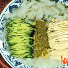 黄瓜粉皮拌鸡丝