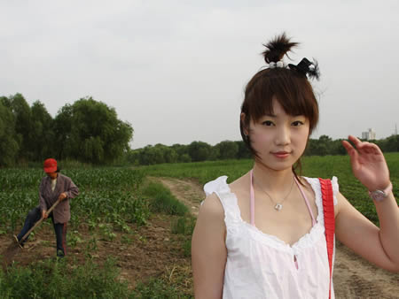 模特张筱雨出生